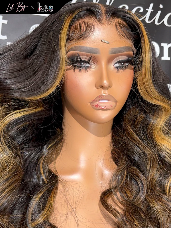 Kes x lilbit_collections 22 inch 5×5 Glueless human hair HD lace